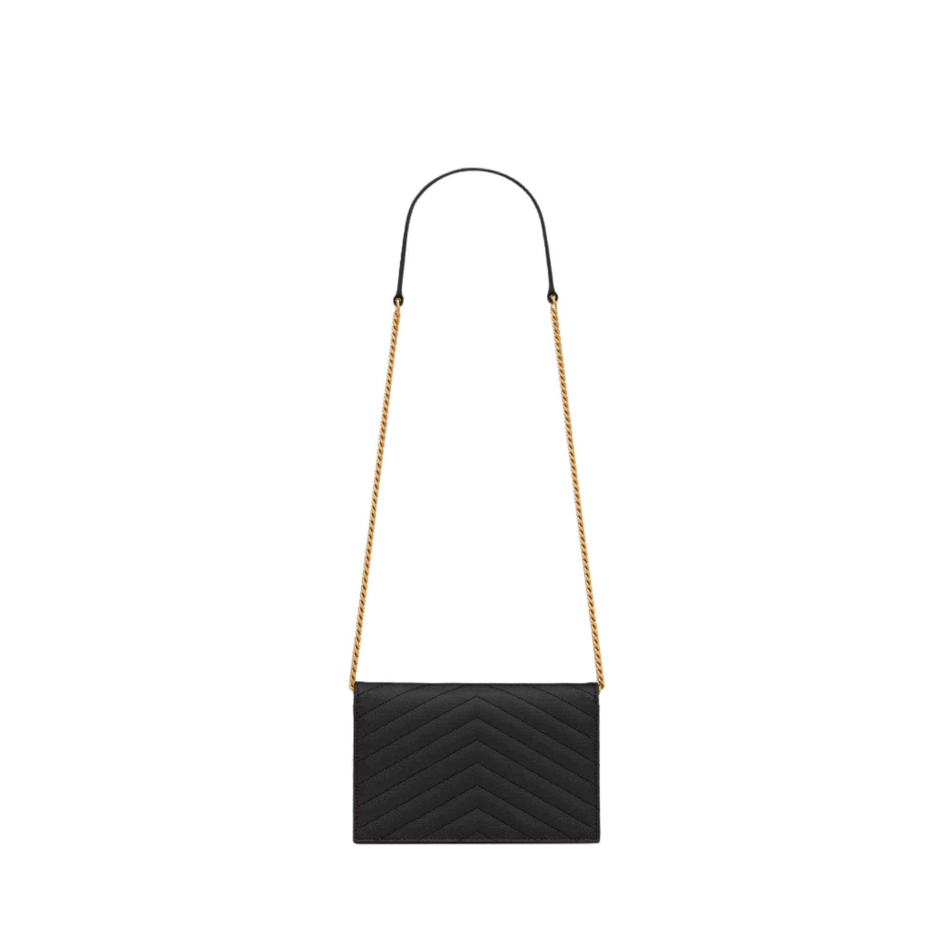 Chloéa Énvelle Patent Chain Wallet